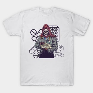 Dr. Grim Reaper Feelgood Pharmacist T-Shirt